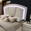 Maddie Eastern King Bed In Pearl White