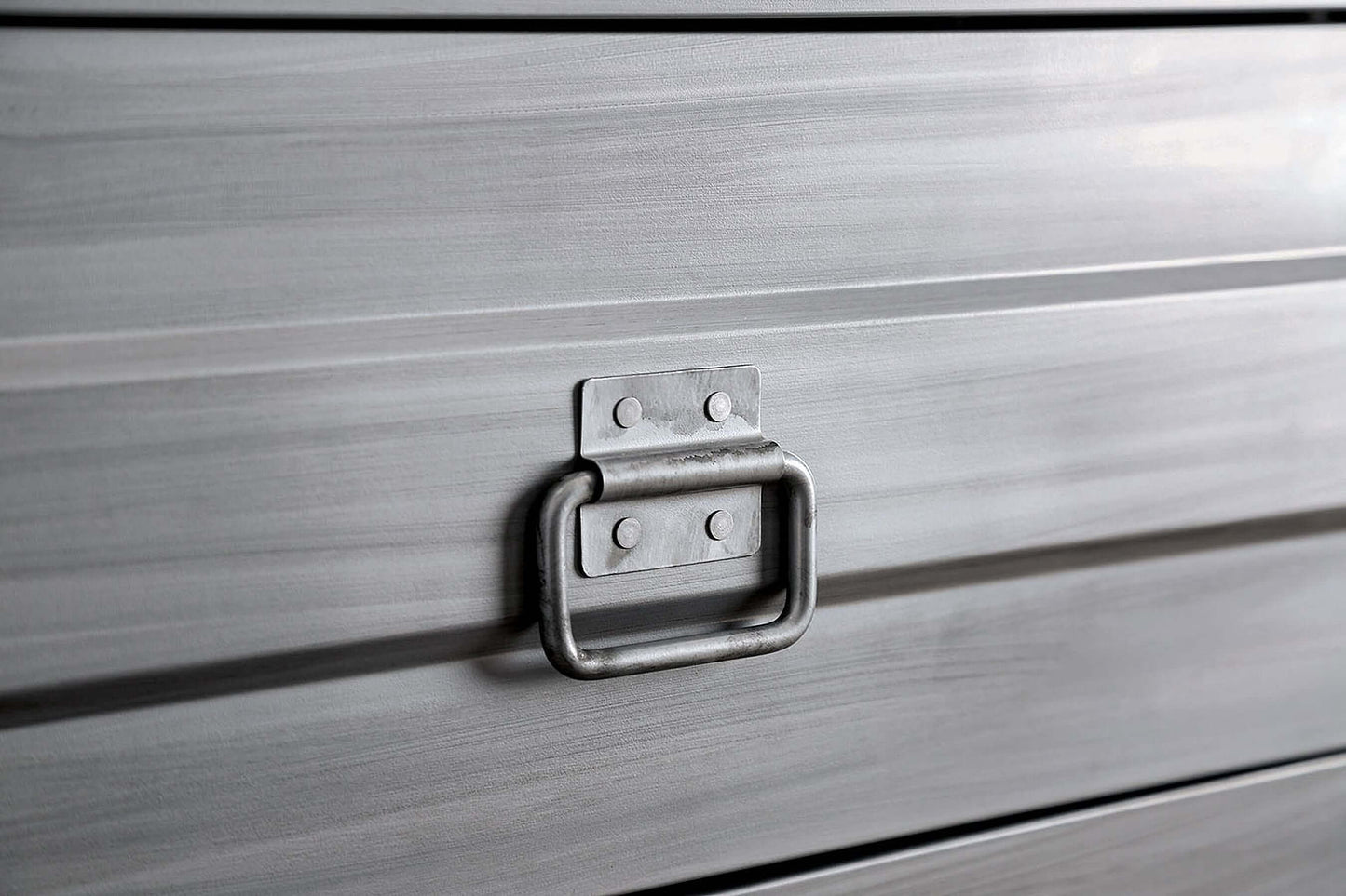 Mccredmond Hand Brushed Silver Nightstand