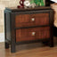 Patra Acacia and Walnut Panel Bedroom Set