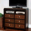 Patra Acacia and Walnut Panel Bedroom Set