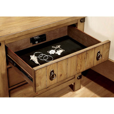 Pioneer Burnished Pine Nightstand