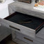 Raiden Night Stand With Usb In Gray