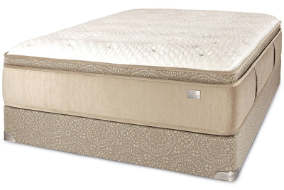Twin XL Chattam & Wells Geneva Luxury Medium Euro Top 16" Mattress with Natural Latex and elegant design.