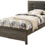 Roanne Twin Bed In Gray and Charcoal