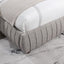 Sherise Gray Boucle Fabric Bed