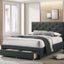 Sybella Queen Bed In Dark Gray