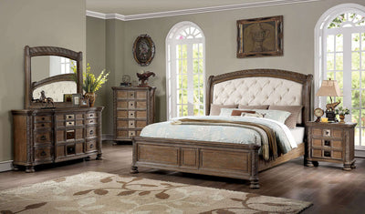 Timandra Night Stand In Rustic Natural Tone