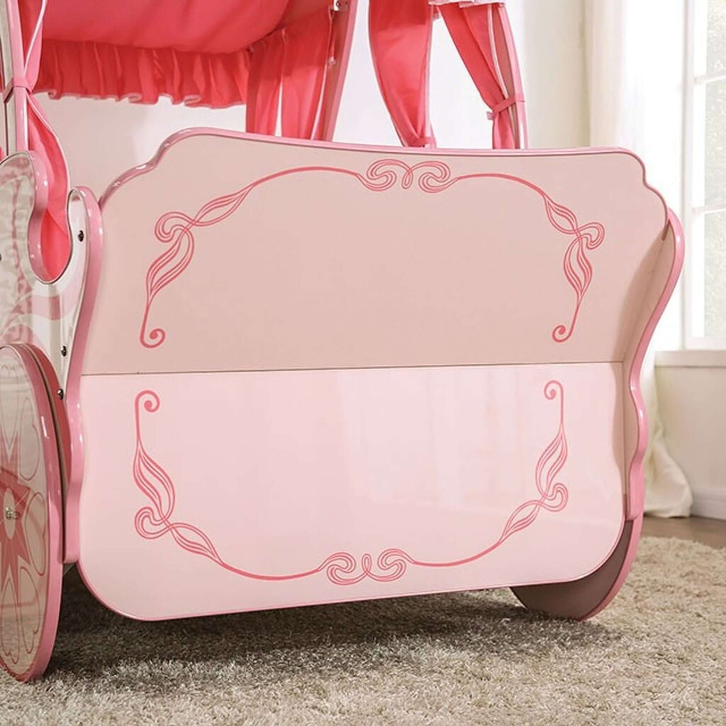 Twin Bed In Pink