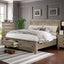 Wells Queen Bed In Gray