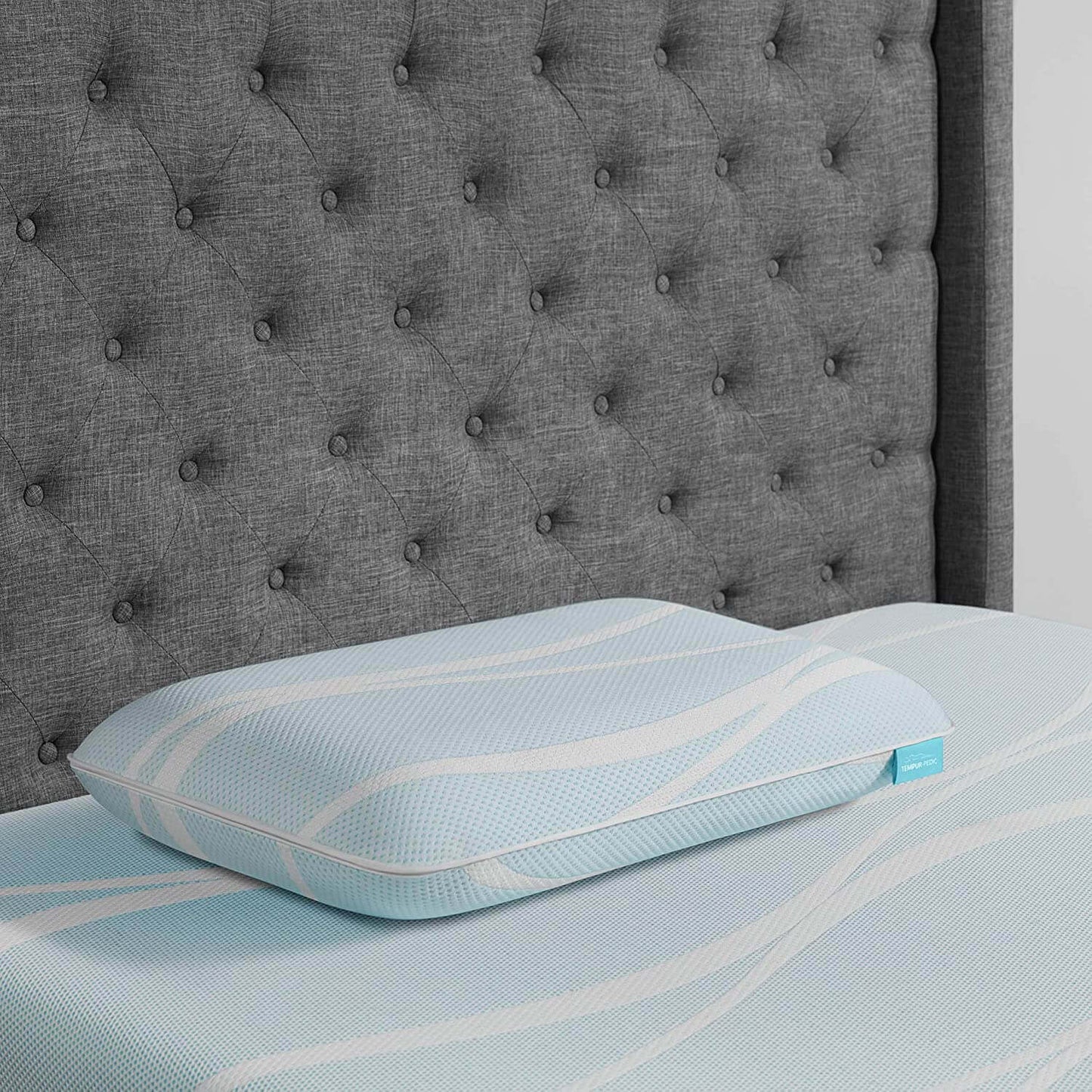 Tempur-Breeze° ProLo + Advanced Cooling by Tempur-Pedic.