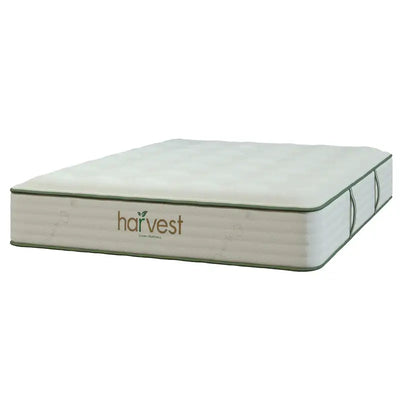 Harvest Green Original GOTS Certified 11" mattress, made with organic materials for sustainable comfort and support.