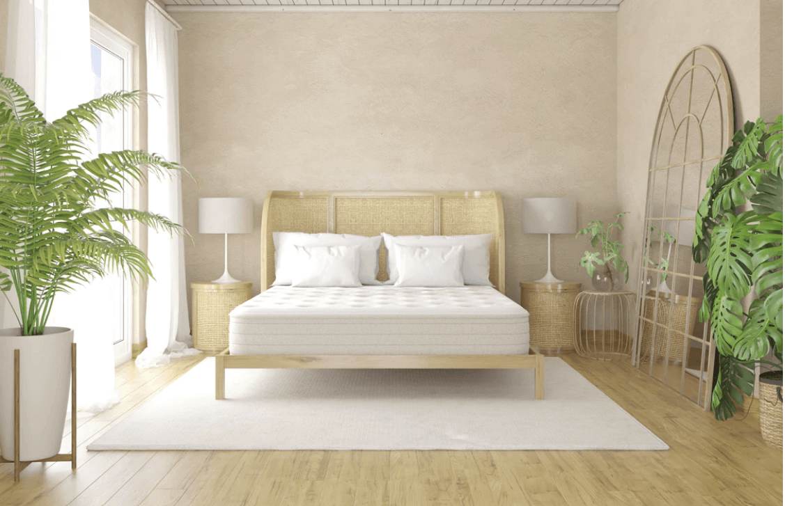 Diamond Lois Firm Natural Latex Hybrid 14" Mattress.