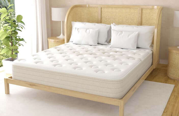 Diamond Lois Firm Natural Latex Hybrid 14" Mattress.