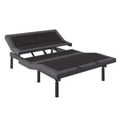 Rize® Remedy III Adjustable Base featuring edge-to-edge lumbar support and mechanical head tilt for comfort.