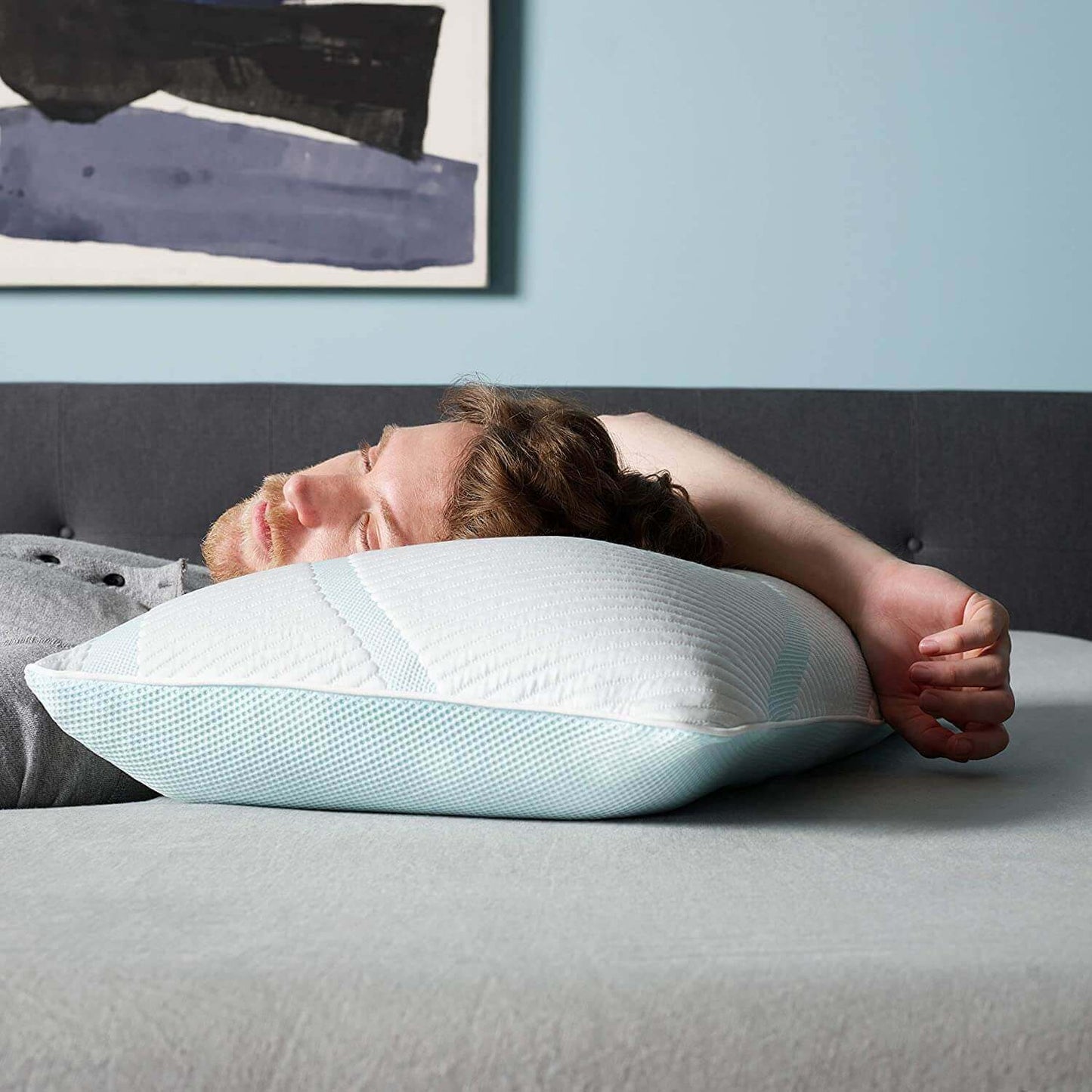 Tempur-Adapt ProMid + Cooling Pillow by Tempur-Pedic.