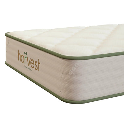 Harvest Green GOTS Certified 10" Mattress featuring organic materials and eco-friendly design, made in the USA.