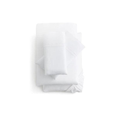 Malouf White Cotton Supima® Premium Sheet Set.