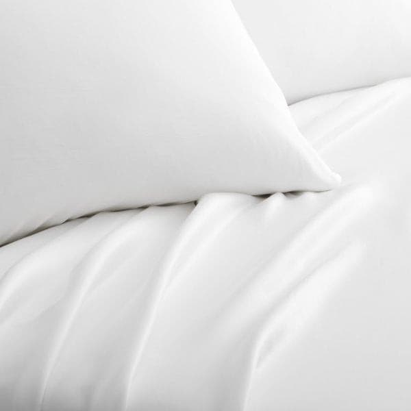 White Botanical Tencel™ Lyocell Pillowcase Set by Malouf.