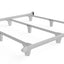 Knickerbocker Embrace designer bed frame showing contoured side rails and tapered legs in sleek design.