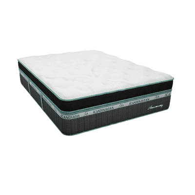 Southerland Scandinavian Collection 14" Latex Foam Mattress, designed for comfort and support in a stylish box top design.