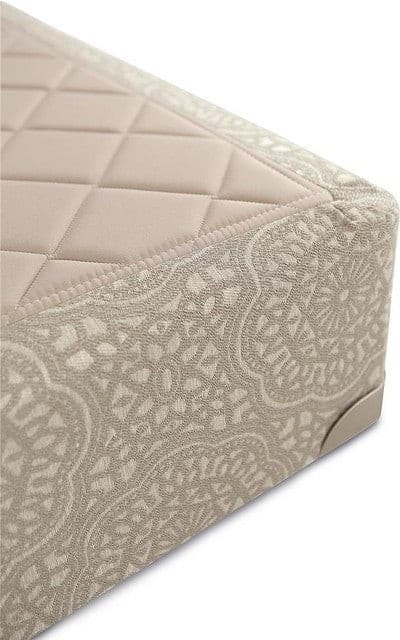 Close-up of the Queen Chattam & Wells Adelaide luxury mattress with plush quilted design and elegant fabric detailing.