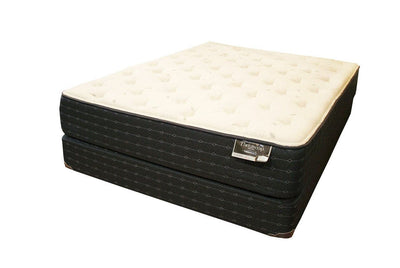 CA King Royale II Gel Extra Firm 13" Mattress, USA-made, hypoallergenic, moisture-absorbent, ideal for back and stomach sleepers.