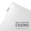 Jacquard Stripe Down Alternative Pillows W/ 100% Cotton Casing Cover.