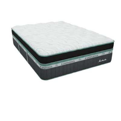 Southerland Scandinavian Collection Sandmahn Plush Box Top 16" Latex Foam Mattress with clean, contemporary design.