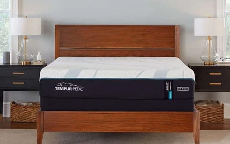 Tempur-Pedic Adapt mattress in an elegant bedroom setting