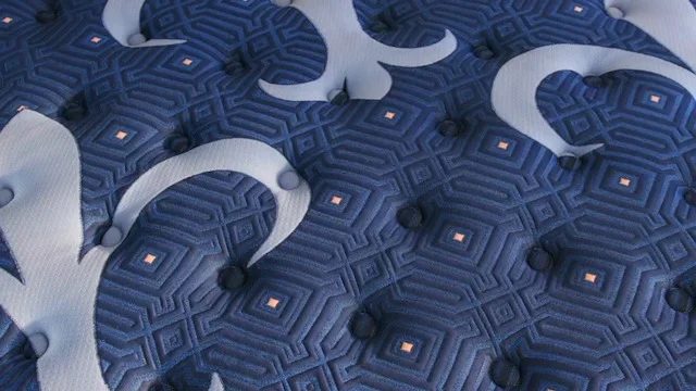 Premium luxury mattress with detailed quilted tufting